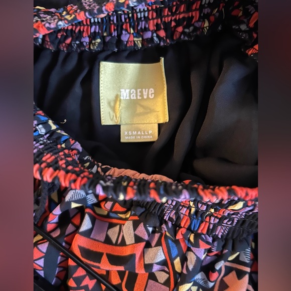 Anthropologie Flowy tile print maxi skirt by Maeve - Picture 3 of 8